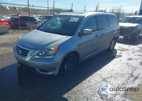 2010 Honda Odyssey Ex-L z USA, uszkodzony, nr VIN 5FNRL3H72AB056431